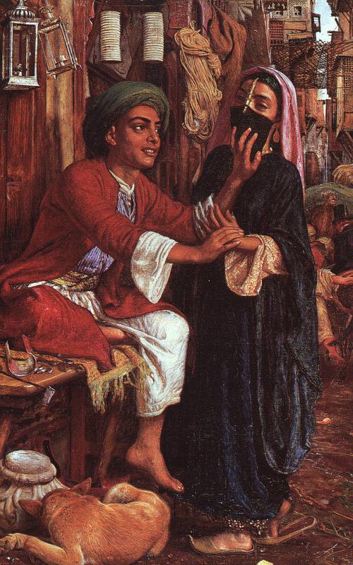 William Holman Hunt The Lantern Maker's Courtship oil painting image